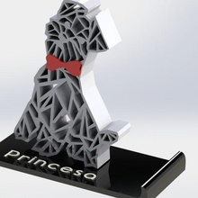 schnauzer animale 3d print model - Mito3D