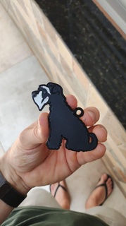 Schnauzer Schlüssel verschiedene Hund 3d print model - Mito3D