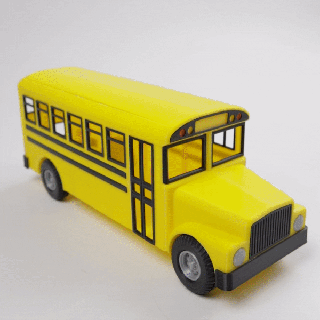 Schule Bus Container Stift Lager Halter Unterstützung Rahmen Modell 3d print model - Mito3D
