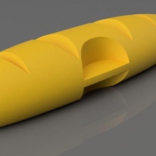 colegio nezuko junquillo boquilla demonio asesino pan molde 3d print model - Mito3D
