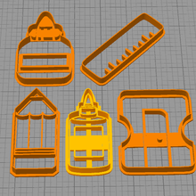 Schule Lieferungen Kit Plätzchen 3d print model - Mito3D