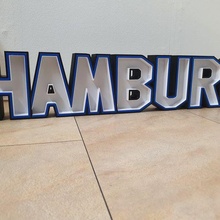 letras Hamburgo 3d print model - Mito3D
