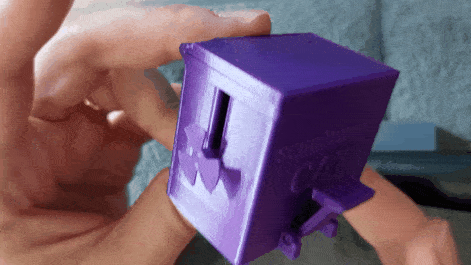 schrodinger cat paradox machine physics box gatto scatola paradosso fisica toy gadget theorem 3d print model - Mito3D