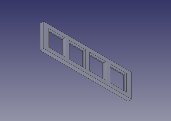 schuko blende 4 fach nöbeti design1 uyuyor f r merten ev abdeckung 3d print model - Mito3D