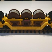 schwerlastwagen Sporn lgb piko Spielzeug Zug Rahmen rhb h0 folgt 3d print model - Mito3D