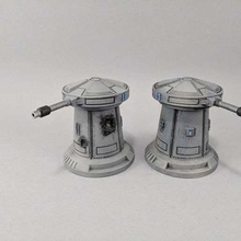 sci-fi anti-speeder turret damaged game toy accessories warhammer wargaming tabletop star wars rebels legion starwars songoland scifi science fiction scatter terrain rpg roleplaying rebel alliance laser imperial hoth gaming boardgame 40k 32mm 28mm 3d print model - Mito3D
