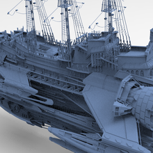 sci fi capitão sangue navio 3d print model - Mito3D