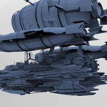 sci fi carga navio 5 3d print model - Mito3D