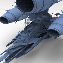 sci-fi cargo ship 6 3d print model - Mito3D