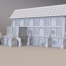 sci-fi cathedral set 28mm gaming - designed vasemode printing 3d print model - Mito3D