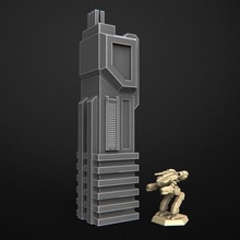 sci-fi city cityscape game battletech scifi wargaming warhammer 40k toy accessories 3d print model - Mito3D