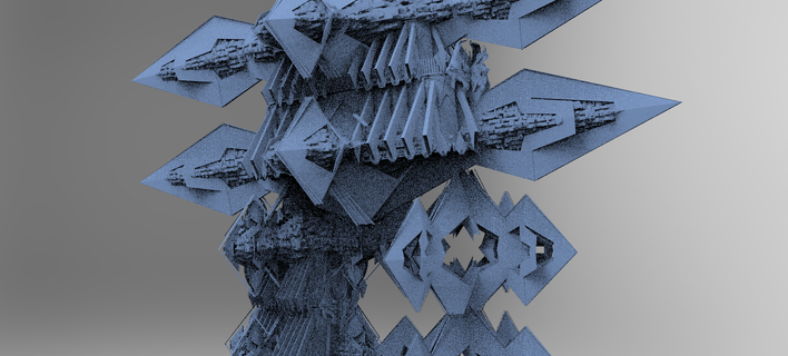 sci-fi egyptian floating monolith temple 3 tatooine starwars space gonk ship mountain rocks alien architectural ruin sci fi 3d print model - Mito3D