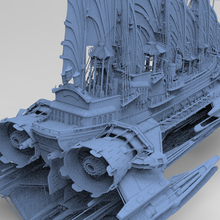 sci fi imparatorlar yüzgeç gemi Saray 3 3d print model - Mito3D