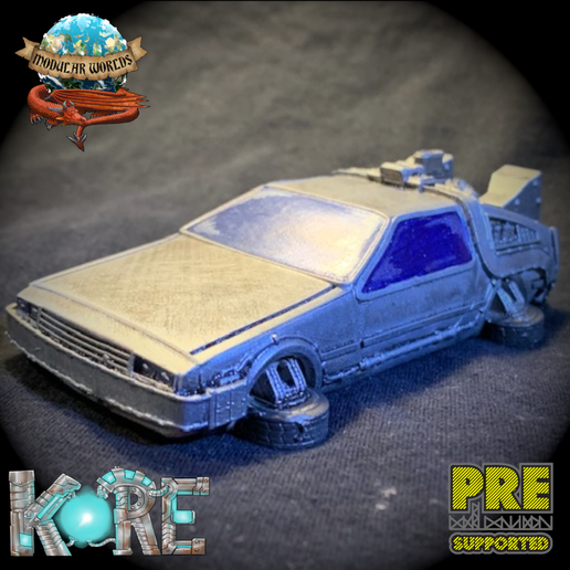 sci fi uçan 88 klasik oyun bilimkurgu Kent araba araç dağılmak arazi 28mm Necromunda yürüme ölü zombi kriz protokol modüler dünyalar Kore 40k Delorean gelecek 3D print model - Mito3D