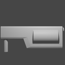 sci fi Gewehr 3d print model - Mito3D
