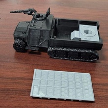 sci fi yarım yol oyun masa askeri model araç 3d print model - Mito3D