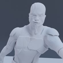 sci fi humano ciencia ficción pistola 3d impresión futuro prototipo robot imprimible 3d print model - Mito3D
