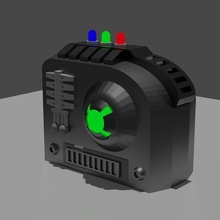sci fi generador juego miniatura guerra 28mm ciencia ficción necromunda martillo licuadora 3d print model - Mito3D