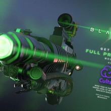 sci fi druckbar Gewehr Gadget scifi Spielzeuge Cosplay Batman Blaster shoygun Pistole Arm Soldat Kunst drucken 3d 3d print model - Mito3D