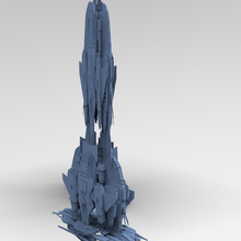sci fi struttura serie dettagliata 3 tatooine Guerre stellari spazio gonk nave montagna rocce alieno architettonico rovinare 3d print model - Mito3D