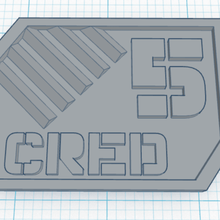 sci fi credito di gioco gettoni da tavolo scifi sci-fi giochi 3d print model - Mito3D