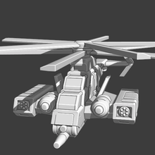 ciencia fi vtol juego 6mm guerra vehiculos 3d print model - Mito3D