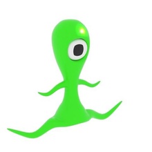 sci tentacle alien game martian terrestrial extraterrestrial et fiction science fi scifi creature monster 3d print model - Mito3D