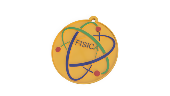 scientific medal physics 3d print model - Mito3D