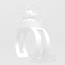 scientifique de l'anneau bijoux 3d print model - Mito3D