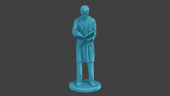 scientist male sm1 004 man data-driven special new objective perseverant sculpture military hair project logical casual allies researcher innovator analyst thinker inventor action-figure 3d print model - Mito3D