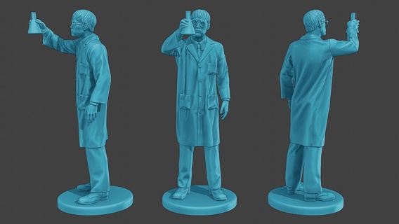 scientist male sm1 010 man data-driven special new objective perseverant sculpture military hair project logical casual allies researcher innovator analyst thinker inventor action-figure 3d print model - Mito3D