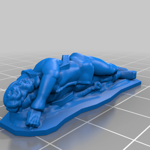 scifi casualty figures art people star wars legion 3D print model - Mito3D