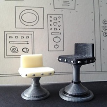 scifi chair various 1to18scale playset toscale 3d print model - Mito3D