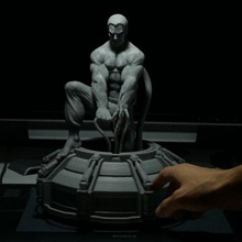 scifi-Charakter Kunst Gefangenen Anatomie den Ruhezustand Kapsel Schläuche Drähte 3d print model - Mito3D