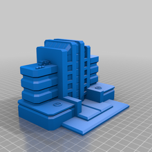 scifi cidade tecnologia Centro remixar 6mm arquitetura construção luta trindade edifícios estruturas 3d print model - Mito3D