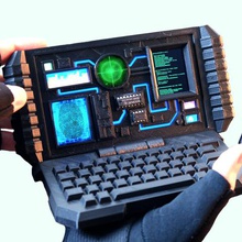 sci-fi del equipo titular teléfono gadget caso cosplay prop pantalla la electrónica futuro futurista ordenador portátil película de proposición soporte post-apocalíptico retro scifi smartphone para 3d print model - Mito3D