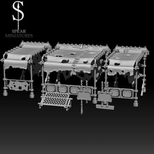 ciencia ficción gótico ciudad campesino mercado carpas juego miniaturas lanza terreno sitio colmena necromunda guerra martillo 40k 3d print model - Mito3D