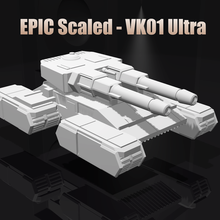scifi pesante serbatoio epico scala gioco 8mm video miniatura guerra militare futuro 3d print model - Mito3D