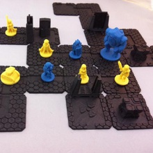 scifi quest tiles game 3d print model - Mito3D