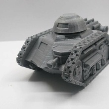 scifi tanque brinquedo tampo mesa arte estatueta apc batalha combate miniatura exército guerra jogos 3d print model - Mito3D