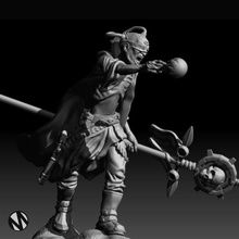 scifi assistant de psyker jeu les dragons donjon d&d plateau miniature l'assistant 40k jeux guerre warhammer 3d print model - Mito3D