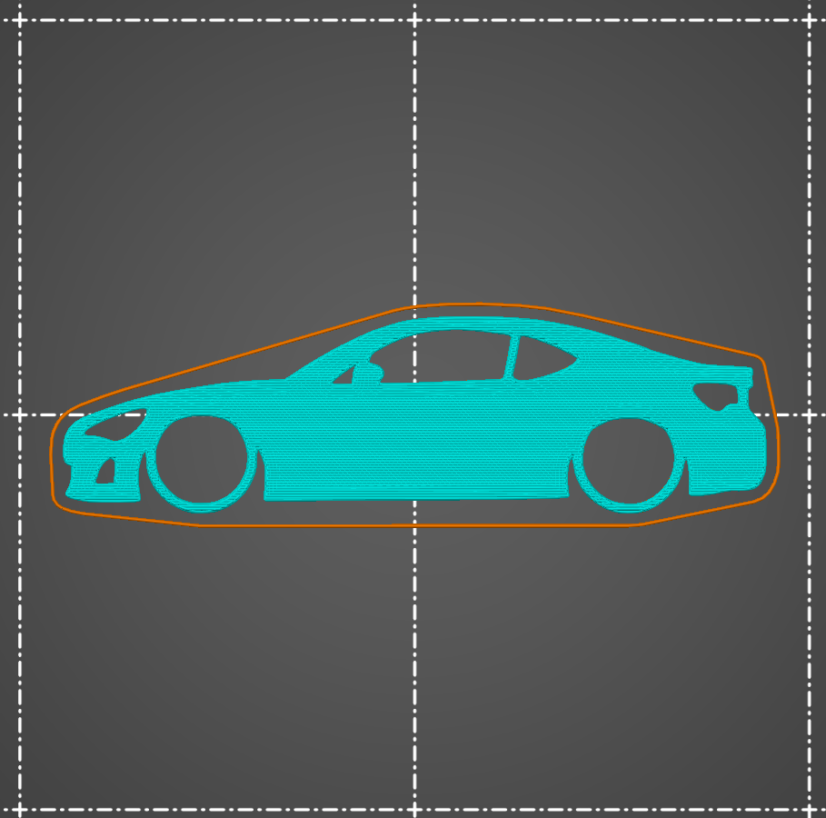 scion fres toyota gt86 subaru brz jdm clé silhouette gadget panczel panczeldesign 3D print model - Mito3D