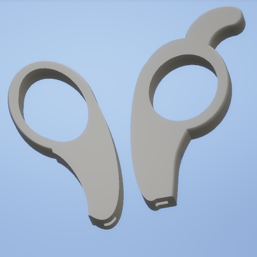 scissor cable scissors 3D print model - Mito3D