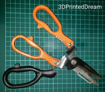 tijeras encargarse herramientas roto partes reemplazo repuesto reparar bricolaje diy 3d print model - Mito3D