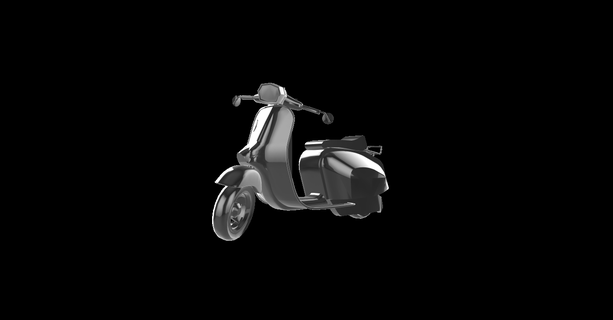 scomadi 125i moto Motorrad Motor Fahrrad le la motorrad 3d print model - Mito3D