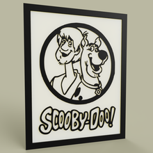 scooby-doo sanat 2dart 2d duvar sanatı eğlenceli komik lol resim scooby doo fred shaggy 3d print model - Mito3D