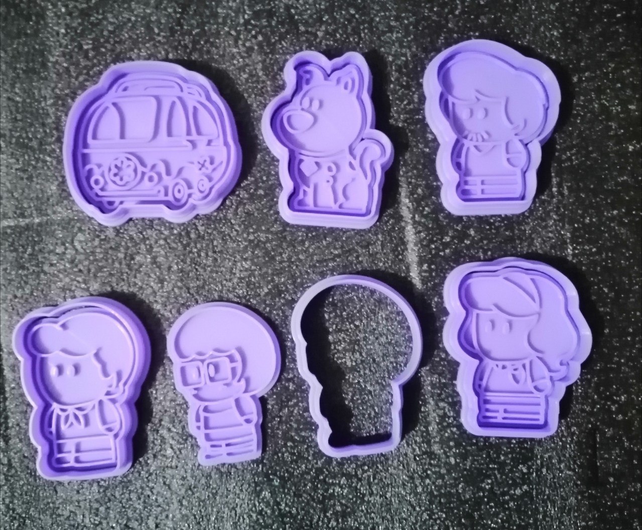 scooby biscoito cortadores cortador biscoitos 3D print model - Mito3D