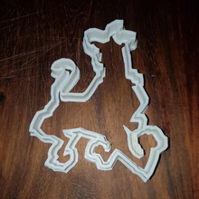 scooby doo cortador de biscoito fondant shaper ferramenta cookie cão annimation 3d print model - Mito3D