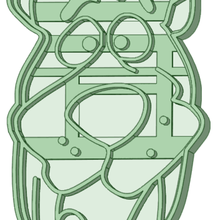 scooby doo cookie cutter 3d print model - Mito3D