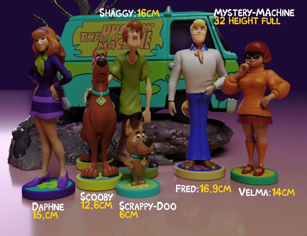 scooby doo mystery machine Game toy 3D print model - Mito3D